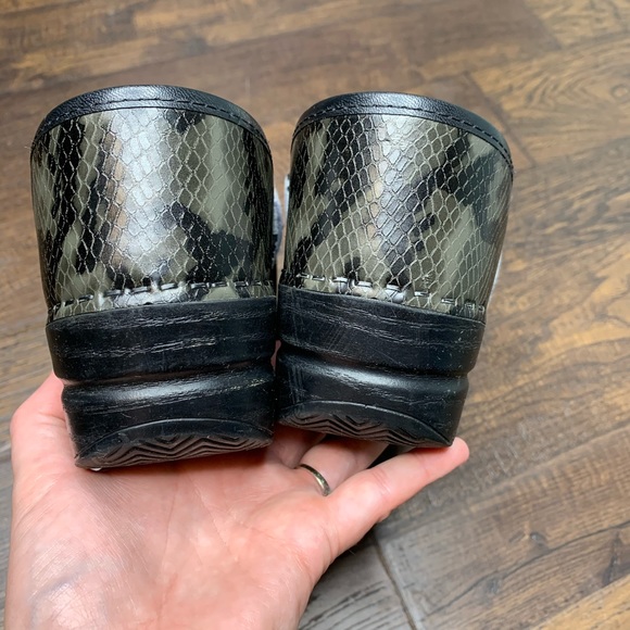 Dansko Professional Python Print Clogs - Picture 7 of 9